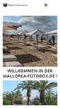 Mobile Screenshot of mallorca-fotobox.de